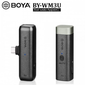 Micro không dây BOYA BY-WM3U cho các thiết bị Android Smartphone, Cameras